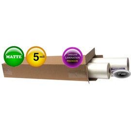 Best-Lam Hot Laminating Roll Film 25-inch x 200-feet on 1-inch core (2 Rolls) 5.0 Mil Matte Finish