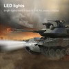 Fistone 1:18 RC Leopard Tank Toy for Kids, Sound Light
