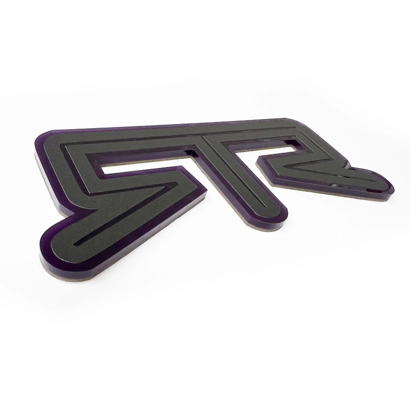 FMS Gear (1) PURPLE RTR Emblem Fits FORD MUSTANG Rear