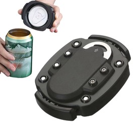 VBSYUYQ Manual Can Opener with Bottle Opener Black Handheld Kitchen Tool