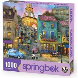 Springbok Puzzles - Eiffel Magic - 1000 Piece Jigsaw Puzzle - Large 30 Inches by 24 Inches Puzzle - Made in USA - Unique Cut Interlocking Pieces