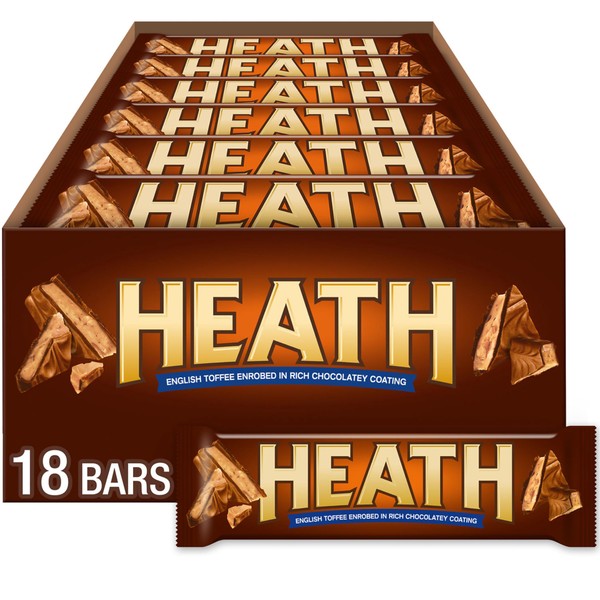 Heath HEATH Chocolatey English Toffee Candy Bars, 1.4 oz (18