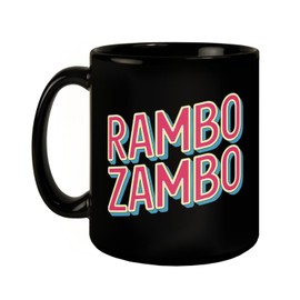 Rambo Zambo Tasse - Politikerwitz Lustige KaffeeTasse mit Spruch für Büro und Politikfans Meme Viral Politiker Spruch