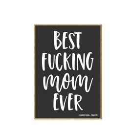 Honey Dew Gifts, Best Fucking Mom Ever, 2.5 inch by 3.5 inch, Locker Decorations, Refrigerator Magnets, Fridge Magnets, Decorative Sayings Magnets, Mom Magnet, Gifts for Mom, 754279
