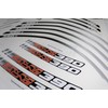 Felgenrand Aufkleber Motorcycle Rim Bed Compatible with KTM 390 Duke