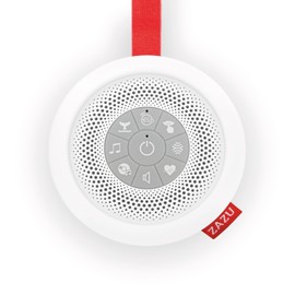 Zazu Kids Suzy - Chupete portátil, 6 sonidos calmantes, máquina de silencio de ruido blanco para recién nacidos y bebés