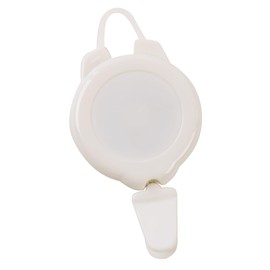 FRANZ MENSCH Quick&Clean Zipper, Plastic, White, Diameter: 4.5 cm, Quick&Clean Zipper, Quick&Clean Accessories, Pack of 5