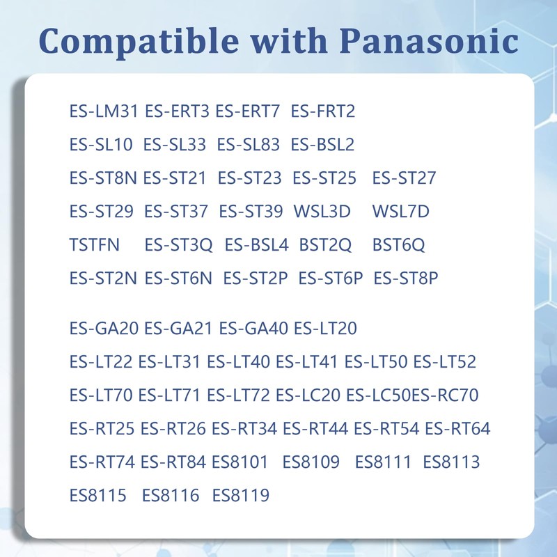 Ruixin Shaver Replacement Heads ES9013 Consists of a Outer Foil
