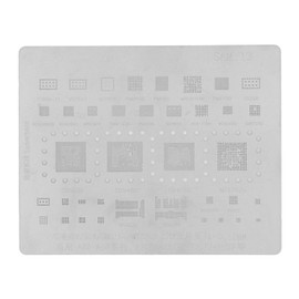 Reballing Stencil, Stainless Steel Phone CPU Reball Rework Template Screen for A60 to A90, Soldering Stations