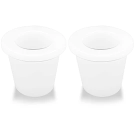 Tenndar Patio Table Umbrella Hole Ring Plug Cone Wedge Holder 2 Pack - Suitable for 1.5in 38mm Outdoor Beach Umbrella for Picnic Table Weighted Base Stand Yard Patio Accessories - Clear