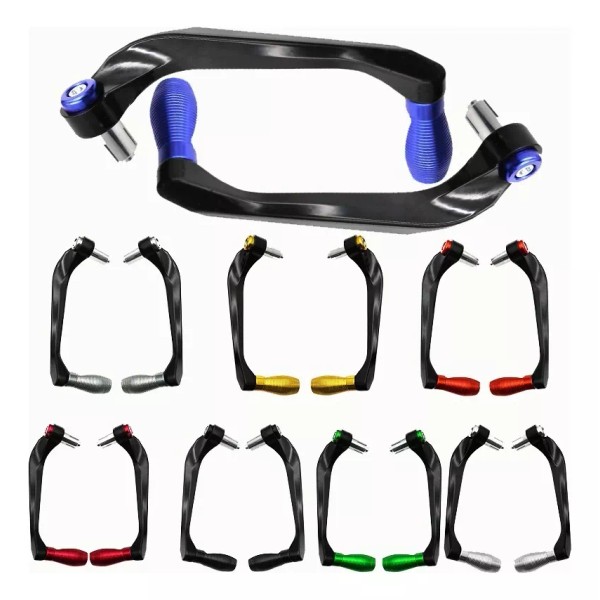 WS Par De Protector Palancas Manijas Aluminio Reforzado Moto