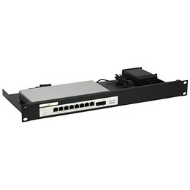 RACKMOUNT.IT CISRACK RM-CI-T3 Rackmount Kit - for Firewall, Switch - 1U Rack Height x 19" Rack Width - Rack-mountable - Jet Black - TAA Compliance