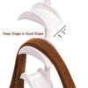 Lyellfe 3 Pack Purse Hanger for Closet, 360°Rotatable Handbag Tote