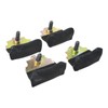 4 Piece Door Glass Anti-Rattle Cushion Kit for 69-96 Chevy