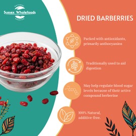 Sussex Wholefoods Dried Barberries 500g