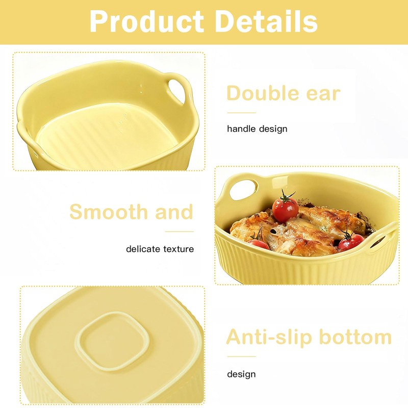 Hot Air Fryer Ceramic Round Baking Tray 18.5 x 16.5