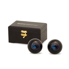 Qigong Balls Chime Balls with Premium Therapy Logo Hand Painted in Black Gift Box