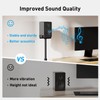 PERLESMITH Universal Speaker Stands for Surround Sound -Height Adjustable Extend