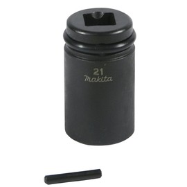 Makita A-43309 Hex Socket 0.9 - 1.5 inches (22 - 38 mm), Square Drive 0.5 inches (12.7 mm)