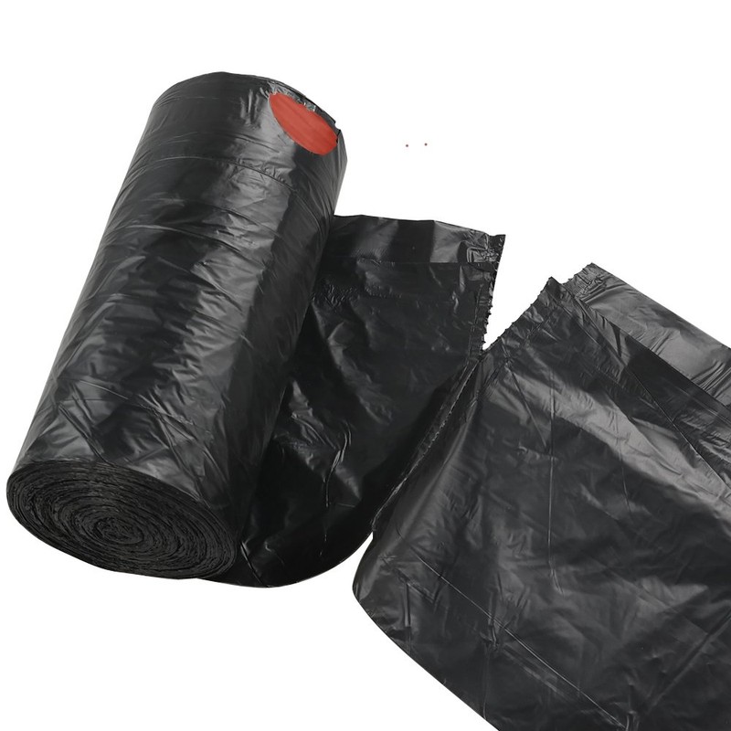 Teyyvn 1.2 Gallon Small Garbage Bags, Black Drawstring Trash Bags,