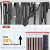 TOPIA HANGER Cedar 2 Pack 2 in 1 Belt Tie