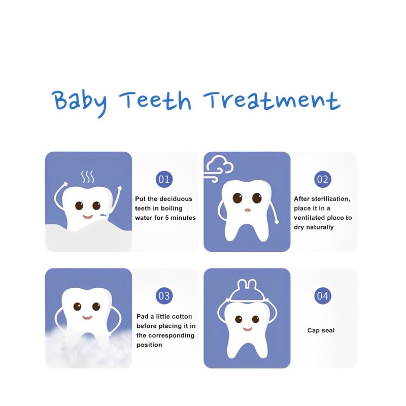 Baby Tooth Fairy Box Keepsake for Lost Tooth, Dinosaur Tooth