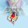 Fenthring Red Cardinal Necklace for Women Mom Mother Daughter Friend