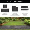 Design House Square Deck Tiles, Interlocking Wood Composite Decking, 1000lb