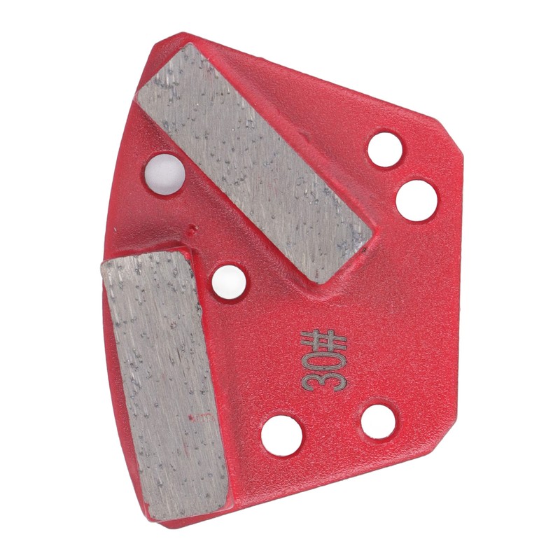 3Pcs Diamond Grinding Shoes 30 Grits Trapezoid Concrete Floor Cutting