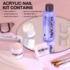 Morovan Acrylic Nail Set Starter Set Complete - 3 Colours