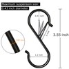Waitkey 8 Pack S Hooks for Hanging, 3.5 inch Heavy