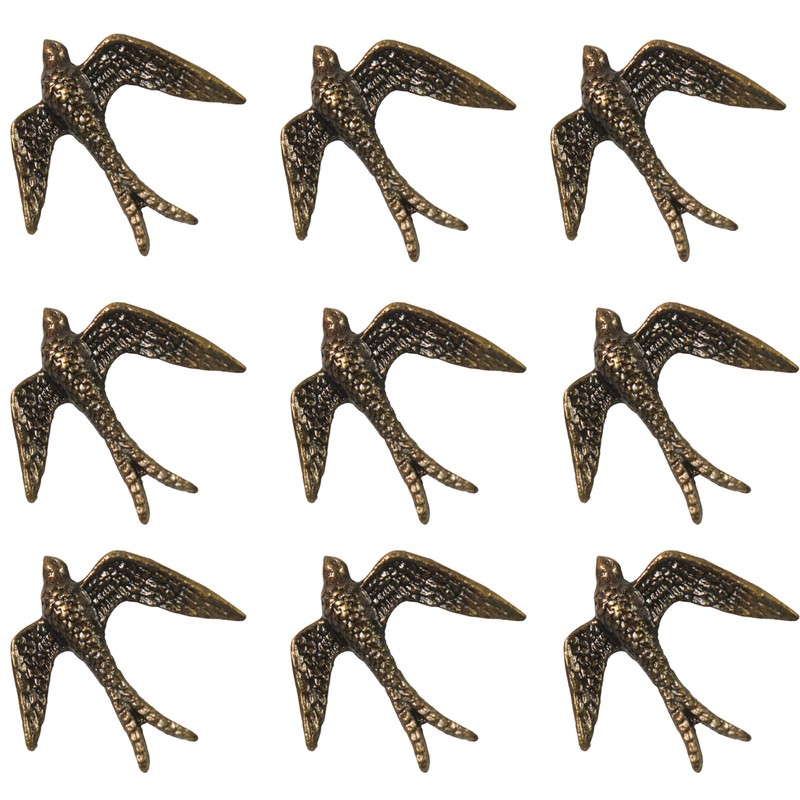 Antique Brass Eagle Drawer Knobs Vintage Bird Handles Decorative Metal