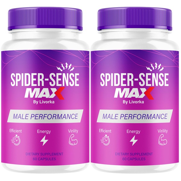 (2 Pack) Spider Sense Max Pills for Men - SpiderSense