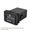 Jayron JR-HM001 Snap in Mechanical Hour Meter Rectangular Hour Meter