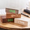 Gingko Design G003A12 Alarm Clock, Wood, Ash, One size