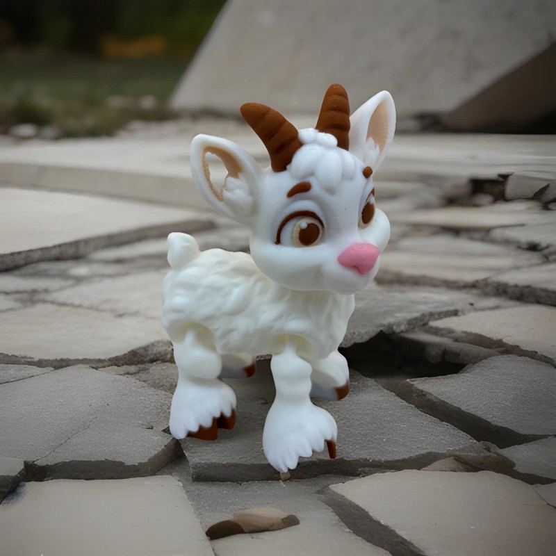 3D Printed Articulating Billy Goat