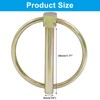 Unlorspy 12 Pcs Heavy Duty Lynch Pin, Stainless Steel 1/4"