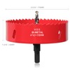 110mm Hole Saw, 4-5/16 Inch Bi-Metal Hole Saw for Recessed