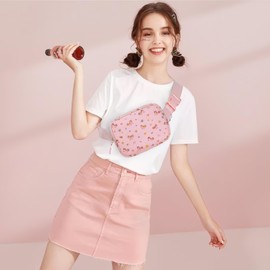 YOOLIFE Unicorn Fanny Pack for Girls - Purse for Teen Girls Kids Belt Bag Crossbody Bag Fashion Waist Pack, 4 5 6 7 8 9 10 11 12 Year Old Girl Gifts (Pink)