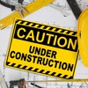 2 PC Under Construction Sign - 12 x 8 Coroplast