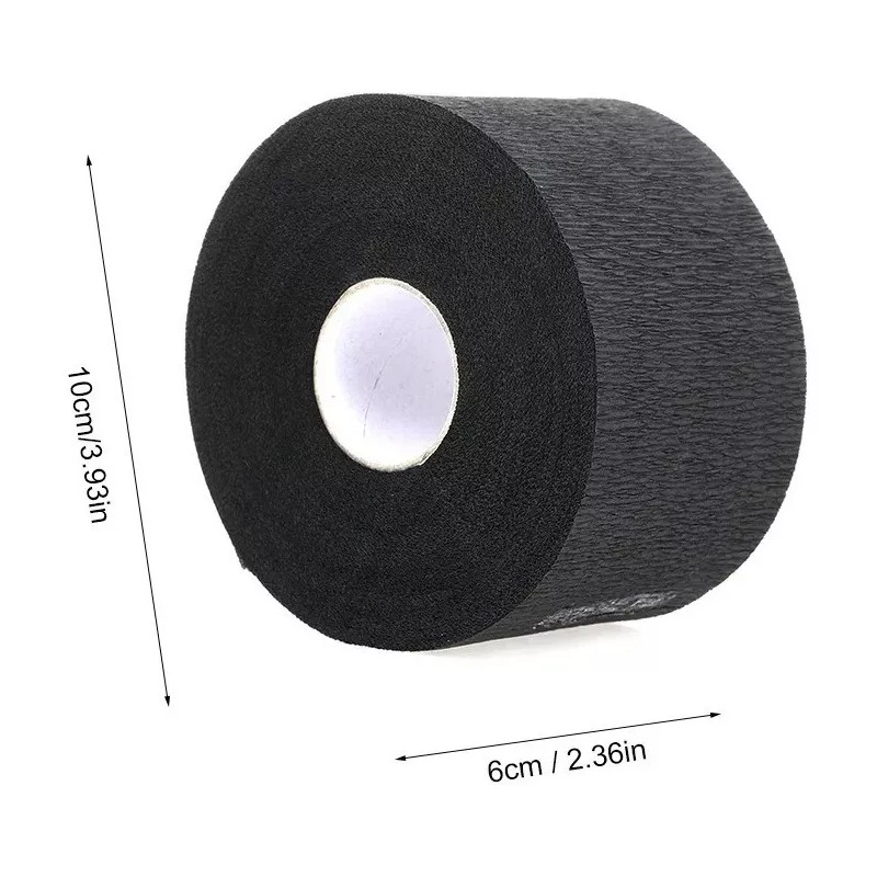 Barber Pro 2pz Papel Cuello Desechable Negro Barberia Barber Pro