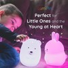 Lumipets Penguin Silicone Night Light, Color Changing Lamp for Kids