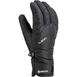 LEKI Women's Sveia GTX Gloves, Black, EU 8.5