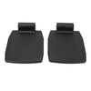 2pcs Wheelchair Footplate Plastic Ergonomic Wheelchair Footrest Pedal Replacement Accessory