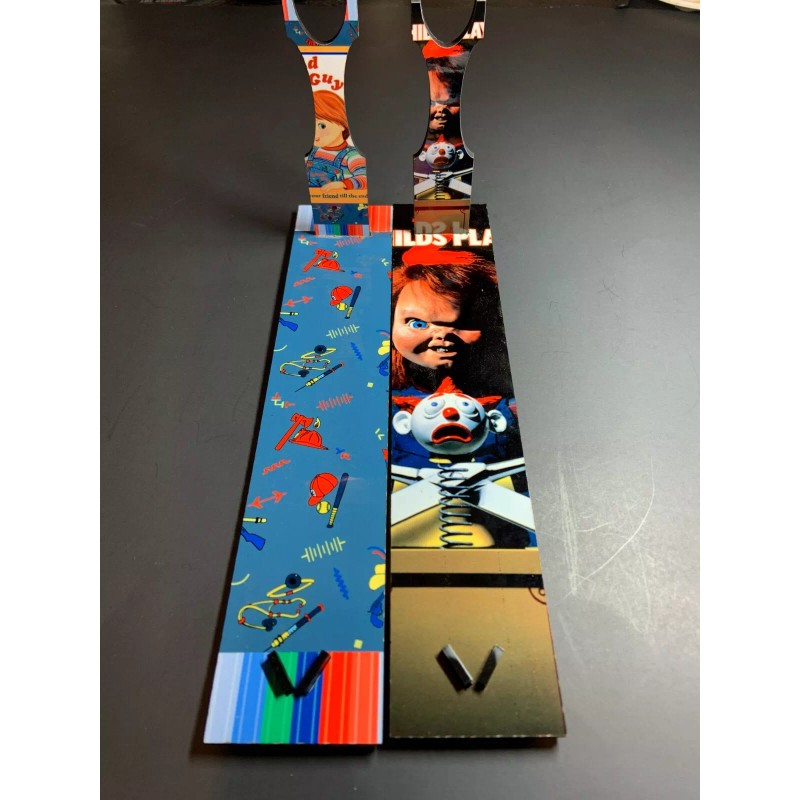 Childs Play 1 & 2 Knife Set With Sublimated Stands
