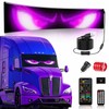 69.4x7.5in Extra-Large Devil Eyes Light for Heavy-Duty, Semi-Trucks, Full-Size Pickups