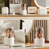 Rotate Dustproof Makeup Brushes Holder Storage 5 Compartments Waterproof Makeup