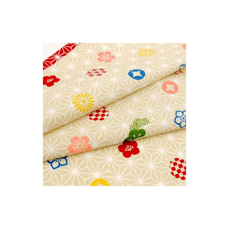Hamamonyo Kofu (Furoshiki, 19.7 inches (50 cm), Four Seasons Flower