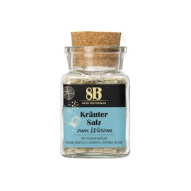 Acht Botaniker vom Hof Bodengut – Gewürzmischungen mit Charakter | Aus eigenem Anbau, handgemacht & naturrein | Direkt vom Feld in die Küche, Kräuter Salz 156g Glas