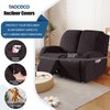 TAOCOCO Recliner Loveseat Cover, Stretch Jacquard Reclining Loveseat Cover Furniture